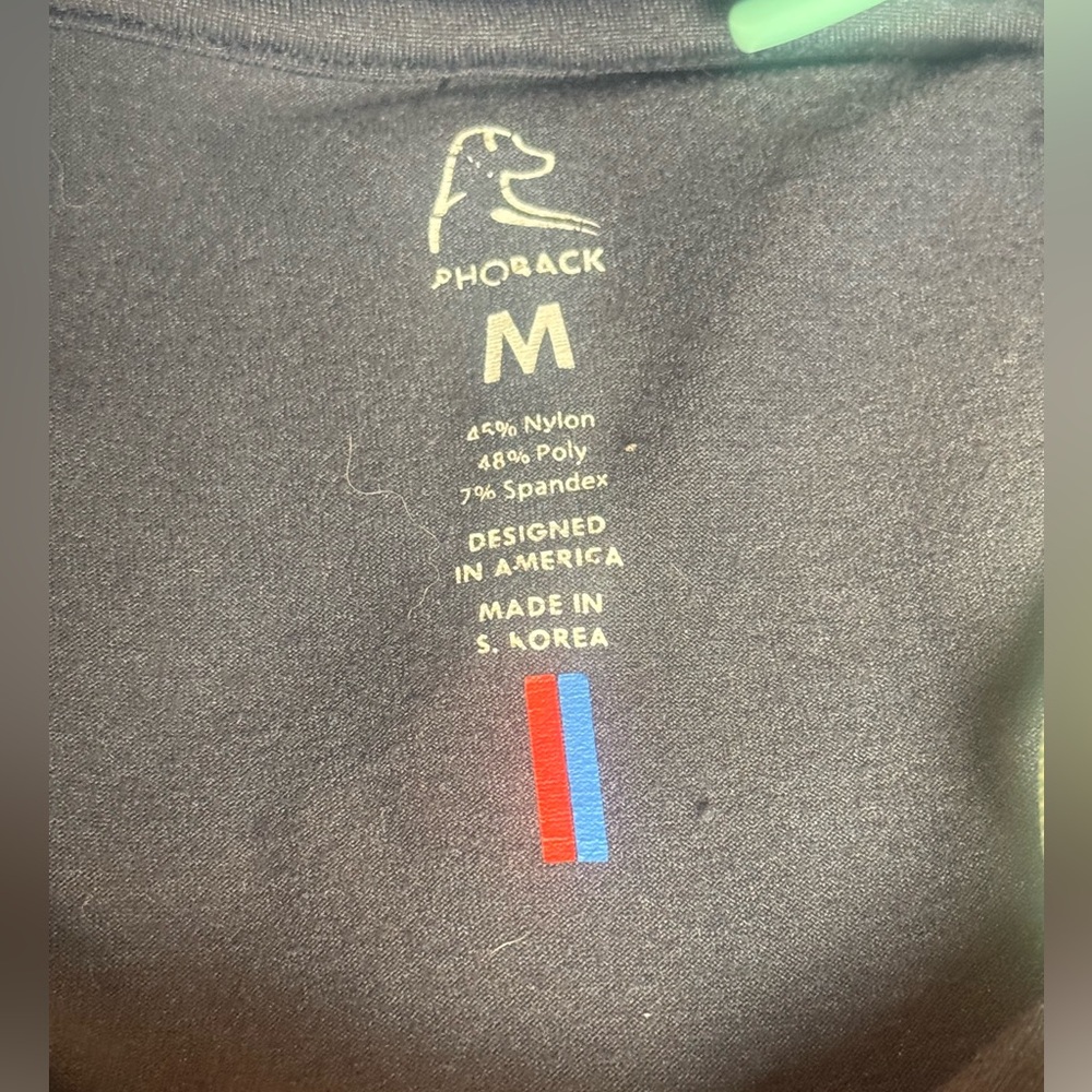 Rhoback Hesi Navy Performance Hoodie Teal Accents Medium - Picture 5 of 14